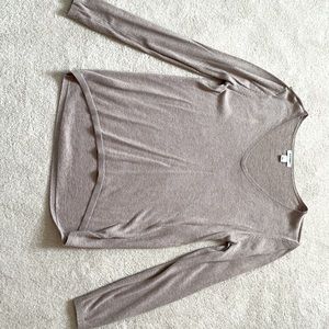 Old Navy Tan V Neck Sweater